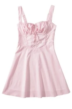 Sexy Slight Stretch Solid Color With Boned Mini Dress Size Run Small Wholesale