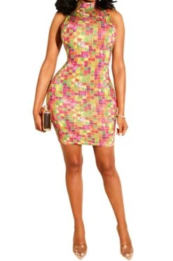 Sexy Hot Diamond Color Slim Zipper Bag Hip Night Shop Dress Wholesale